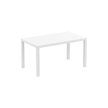 Cozydays Dba Compamia Siesta Ares 55in Rectangle Resin Dining Table, White ISP186-WHI